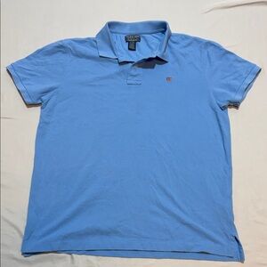Polo by Ralph Lauren Light Blue Short-Sleeve Polo Size XL